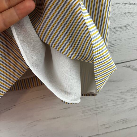 Prose & Poetry Striped Button Tank Top Size S - Picture 6 of 8